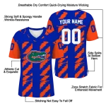 custom florida gators stripe block blue jersey best selling