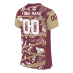 custom florida state seminoles camo shatter garnet jersey best selling