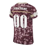 custom florida state seminoles camouflage abstract garnet jersey best selling