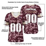 custom florida state seminoles camouflage abstract garnet jersey best selling