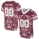 custom florida state seminoles mirrored pattern garnet jersey best selling