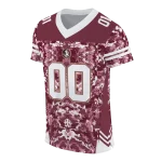 custom florida state seminoles mirrored pattern garnet jersey best selling