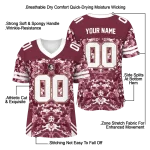 custom florida state seminoles mirrored pattern garnet jersey best selling