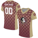 custom florida state seminoles stacked rectangle garnet jersey best selling