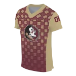 custom florida state seminoles stacked rectangle garnet jersey best selling