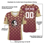 custom florida state seminoles stacked rectangle garnet jersey best selling