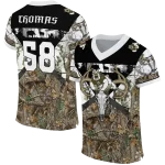 custom fresno state bulldogs antler skull camouflage hunting jersey best selling