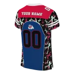 custom fresno state bulldogs brushstroke xs blue black jersey best selling