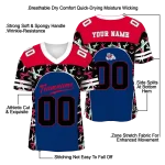 custom fresno state bulldogs brushstroke xs blue black jersey best selling