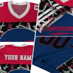 custom fresno state bulldogs brushstroke xs blue black jersey best selling