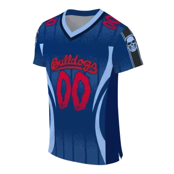 custom fresno state bulldogs dynamic dots blue jersey fashion forward
