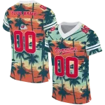 custom fresno state bulldogs horizon palm sunset jersey best selling