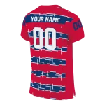 custom fresno state bulldogs layered grids red jersey best selling