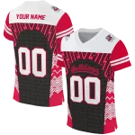 custom fresno state bulldogs tire arrows red black white jersey best selling