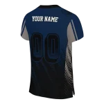 custom georgetown hoyas halftone flow blue black jersey best selling