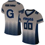 custom georgetown hoyas halftone sweep grey black jersey best selling