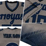 custom georgetown hoyas halftone sweep grey black jersey best selling