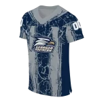custom georgia southern eagles rugged stripes blue jersey best selling