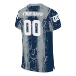 custom georgia southern eagles rugged stripes blue jersey best selling