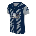 custom georgia southern eagles stripe block blue jersey best selling