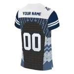 custom georgia southern eagles tire arrows blue black white jersey best selling