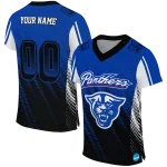 custom georgia state panthers halftone flow blue black jersey best selling