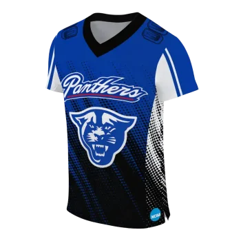 custom georgia state panthers halftone flow blue black jersey fashion forward