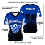 custom georgia state panthers halftone flow blue black jersey best selling