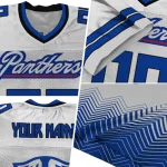 custom georgia state panthers halftone sweep white black jersey best selling