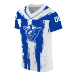 custom georgia state panthers striped texture blue jersey best selling