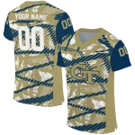 custom georgia tech yellow jackets camo shatter gold jersey best selling