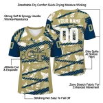 custom georgia tech yellow jackets camo shatter gold jersey best selling