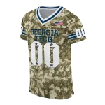 custom georgia tech yellow jackets camouflage abstract gold jersey best selling
