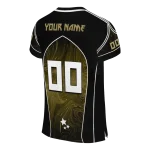 custom georgia tech yellow jackets halftone slant gold black jersey best selling