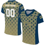 custom georgia tech yellow jackets stacked rectangle gold jersey best selling