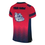 custom gonzaga bulldogs halftone sweep red black jersey best selling