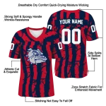 custom gonzaga bulldogs stripe splatter blue jersey best selling