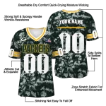 custom green bay packers camouflage abstract green jersey best selling