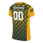 custom green bay packers stacked rectangle green jersey best selling