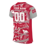 custom houston cougars camo shatter red jersey best selling