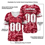 custom houston cougars camouflage abstract red jersey best selling