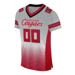 custom houston cougars halftone sweep gray black jersey best selling