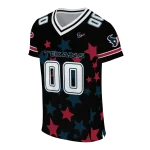 custom houston texans star cluster black jersey best selling