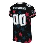 custom houston texans star cluster black jersey best selling