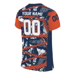 custom illinois fighting illini camo shatter blue jersey best selling