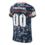 custom illinois fighting illini camouflage abstract blue jersey best selling