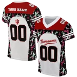 custom indiana hoosiers brushstroke xs cream black jersey best selling