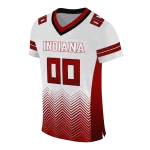 custom indiana hoosiers halftone sweep cream black jersey best selling