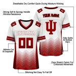 custom indiana hoosiers halftone sweep cream black jersey best selling