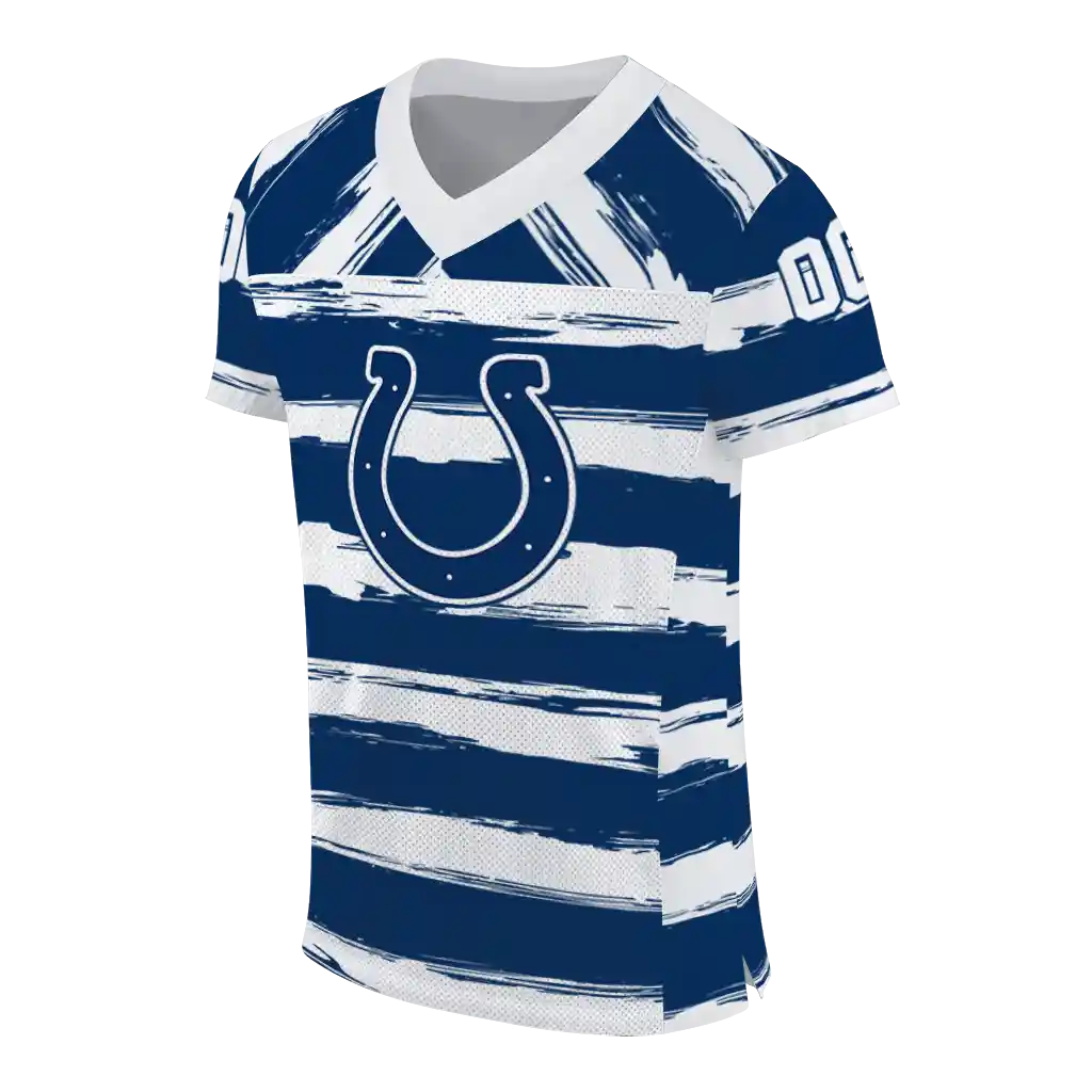 custom indianapolis colts art stripe blue jersey fashion forward custom indianapolis colts art stripe blue jersey fashion forward